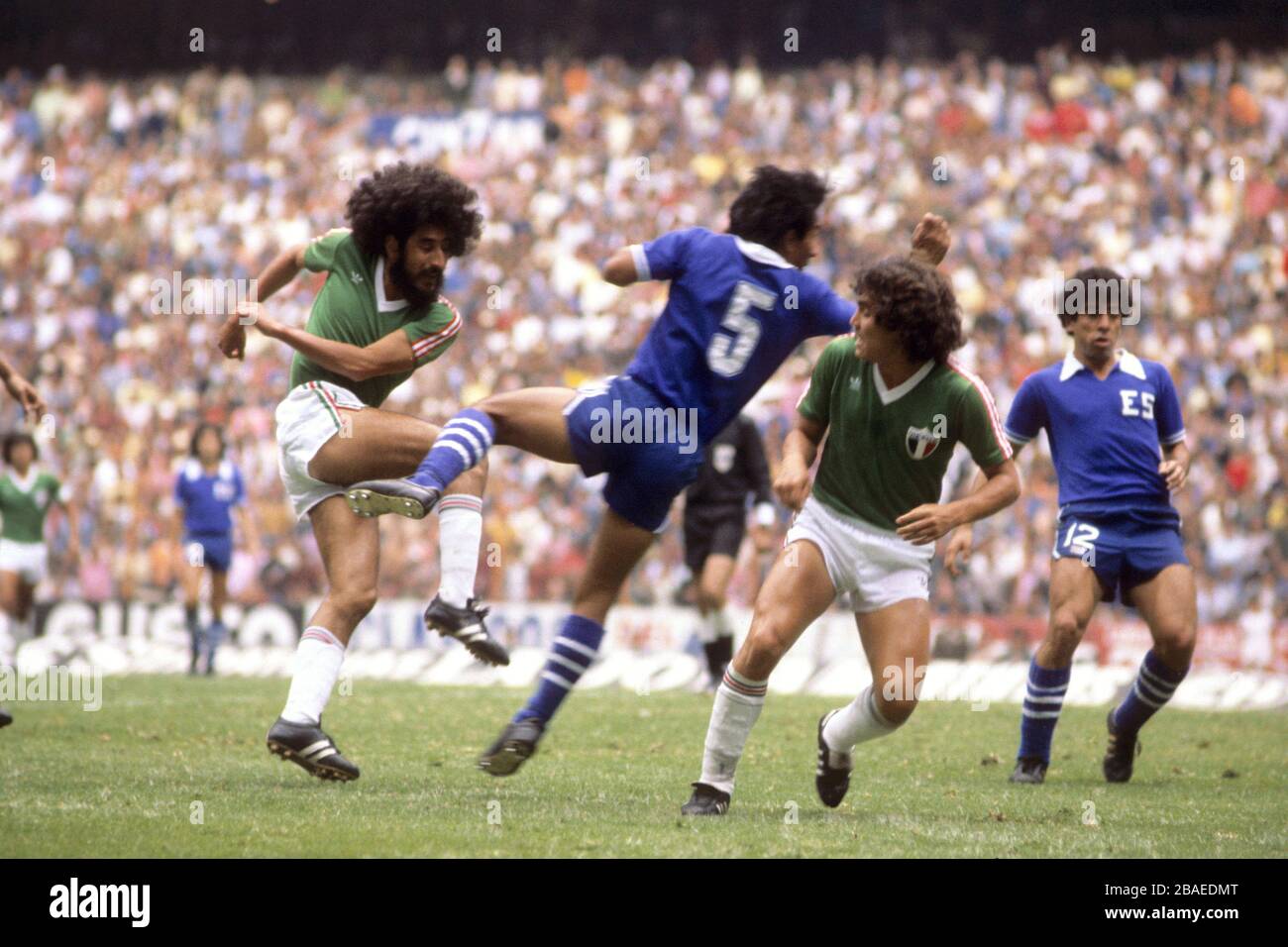 Leonardo Cuellar in action for Mexico. Stock Photo
