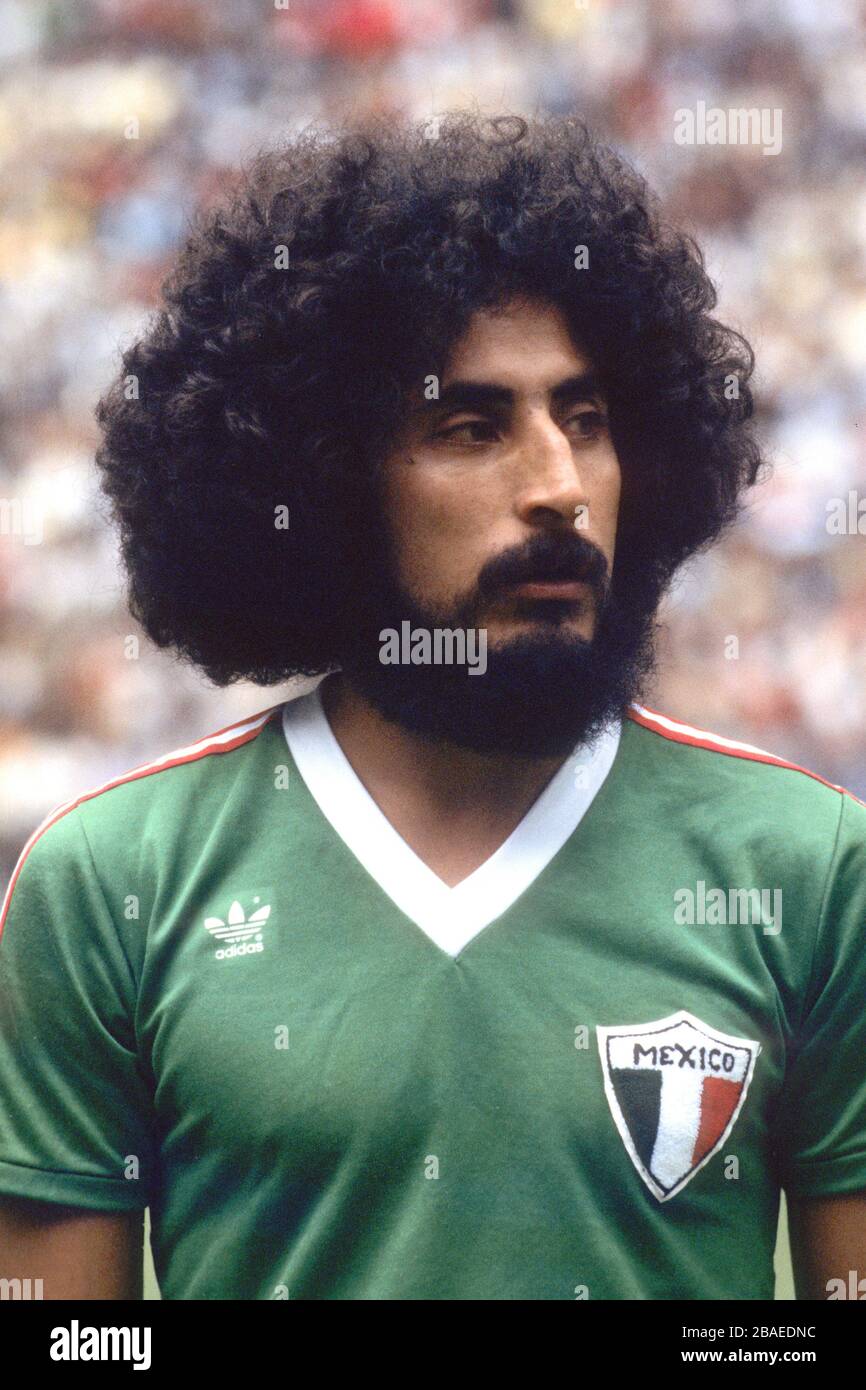 Leonardo Cuellar in action for Mexico. Stock Photo
