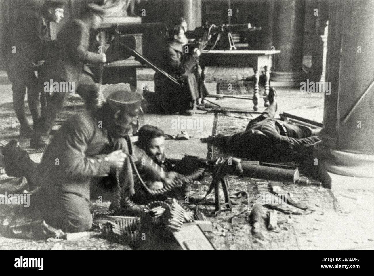 German revolutionary marine during the January revolution in Berlin. 1919 Stock Photo
