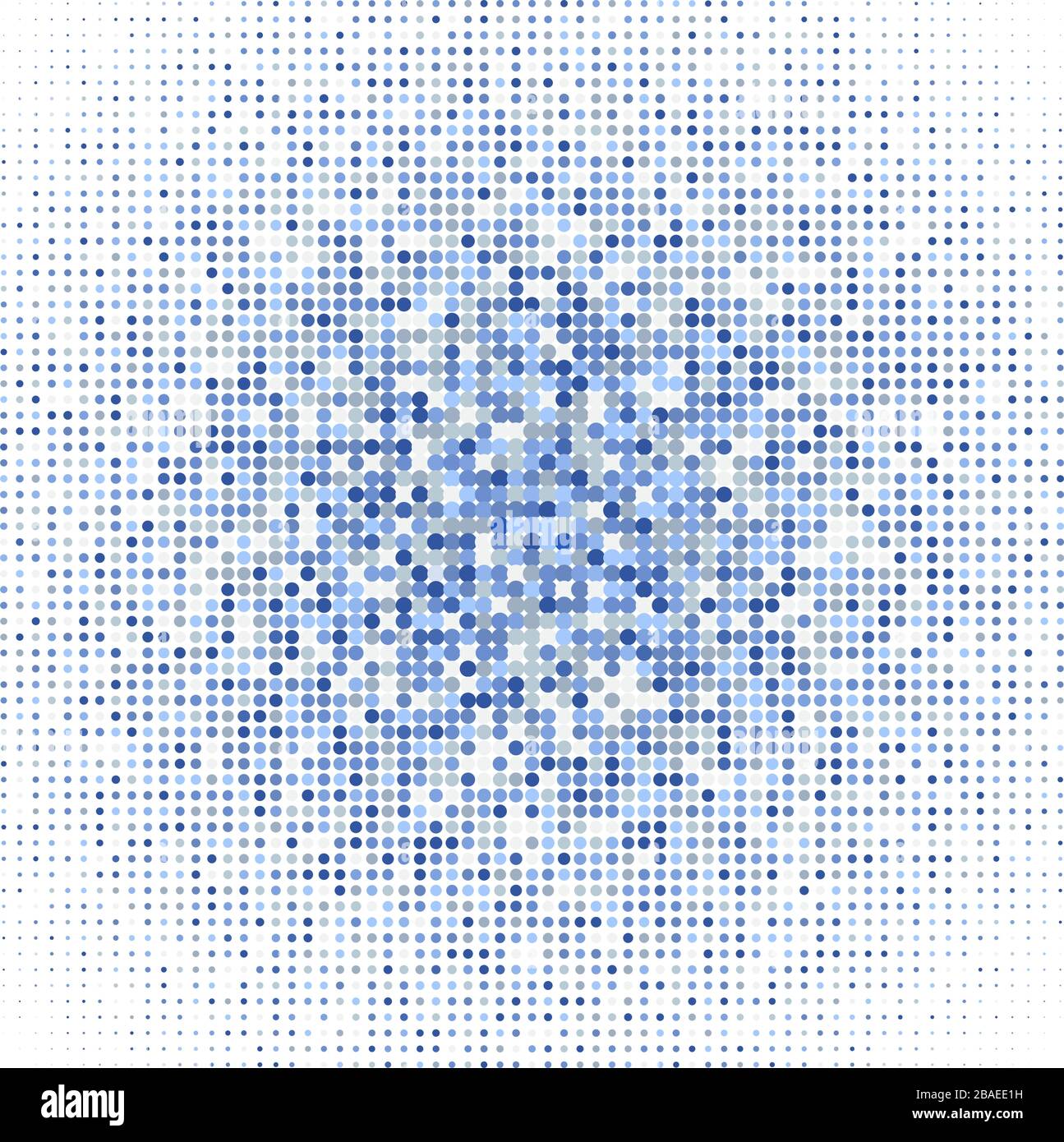 White background with blue dots Stock Vector Image & Art - Alamy