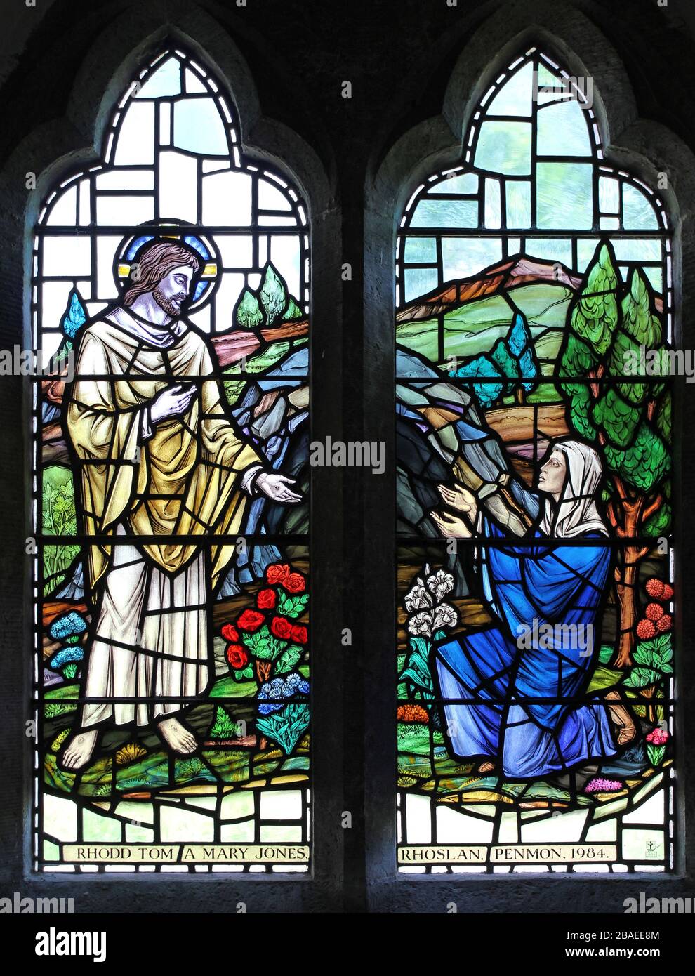 The Risen Christ Appearing to St Mary Magdalene Stock Photo