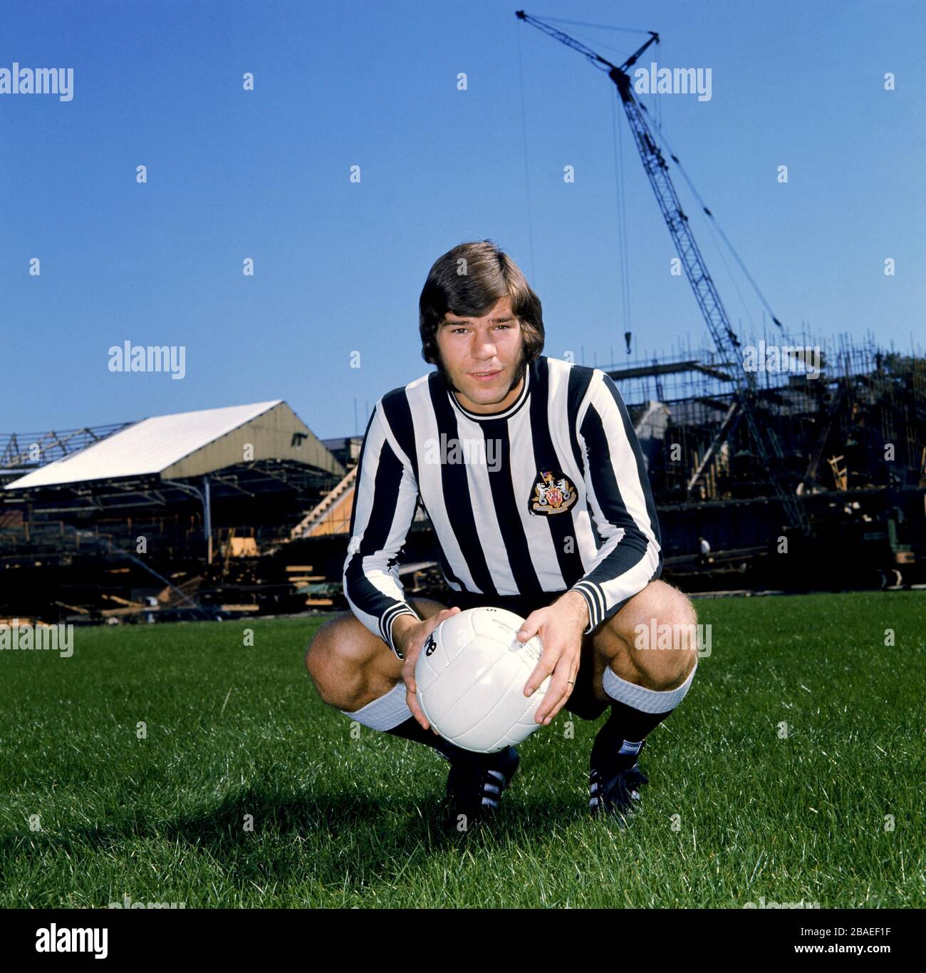 Souvenir Newcastle United Photo Signée Malcolm Macdonald (Newcastle