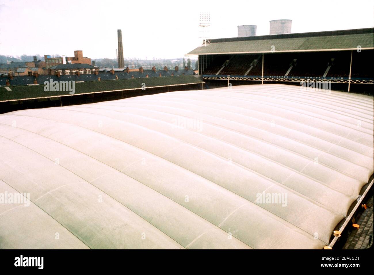 General view of Filbert Street, home of Leicester City, with the giant