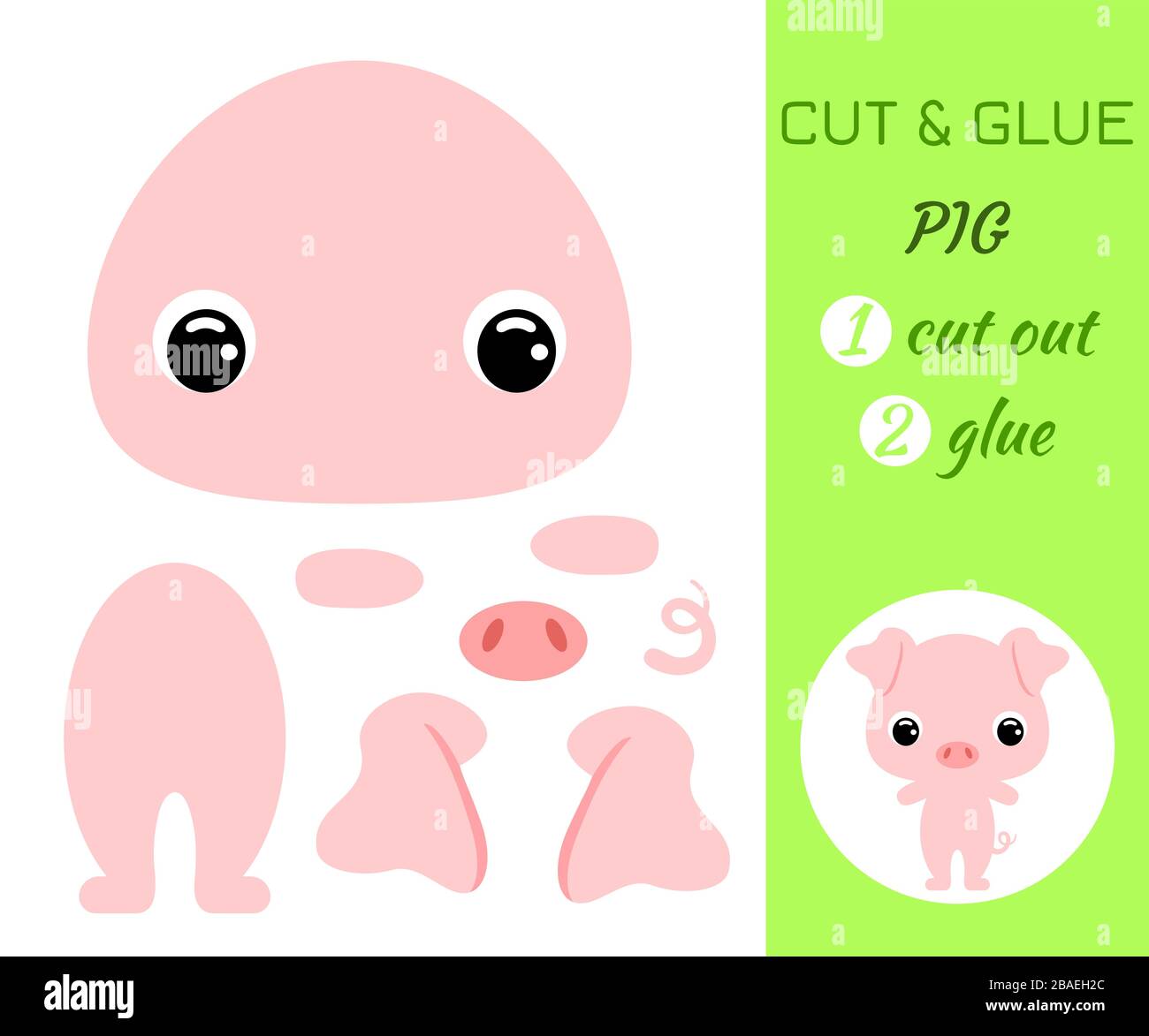 Pig Template For Preschoolers