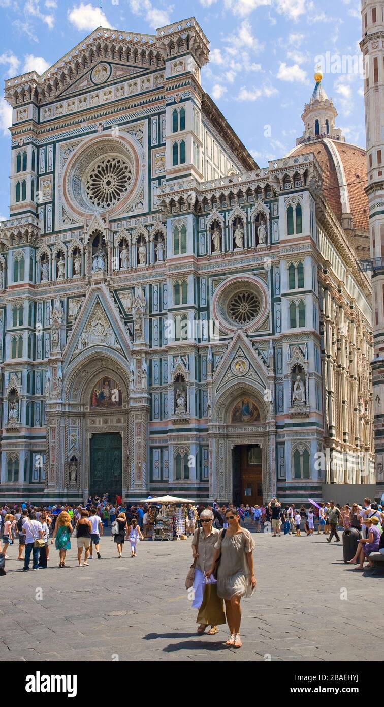 Piazza del Duomo,Dom,Florence,Tuscany,Italy,Europe. Stock Photo