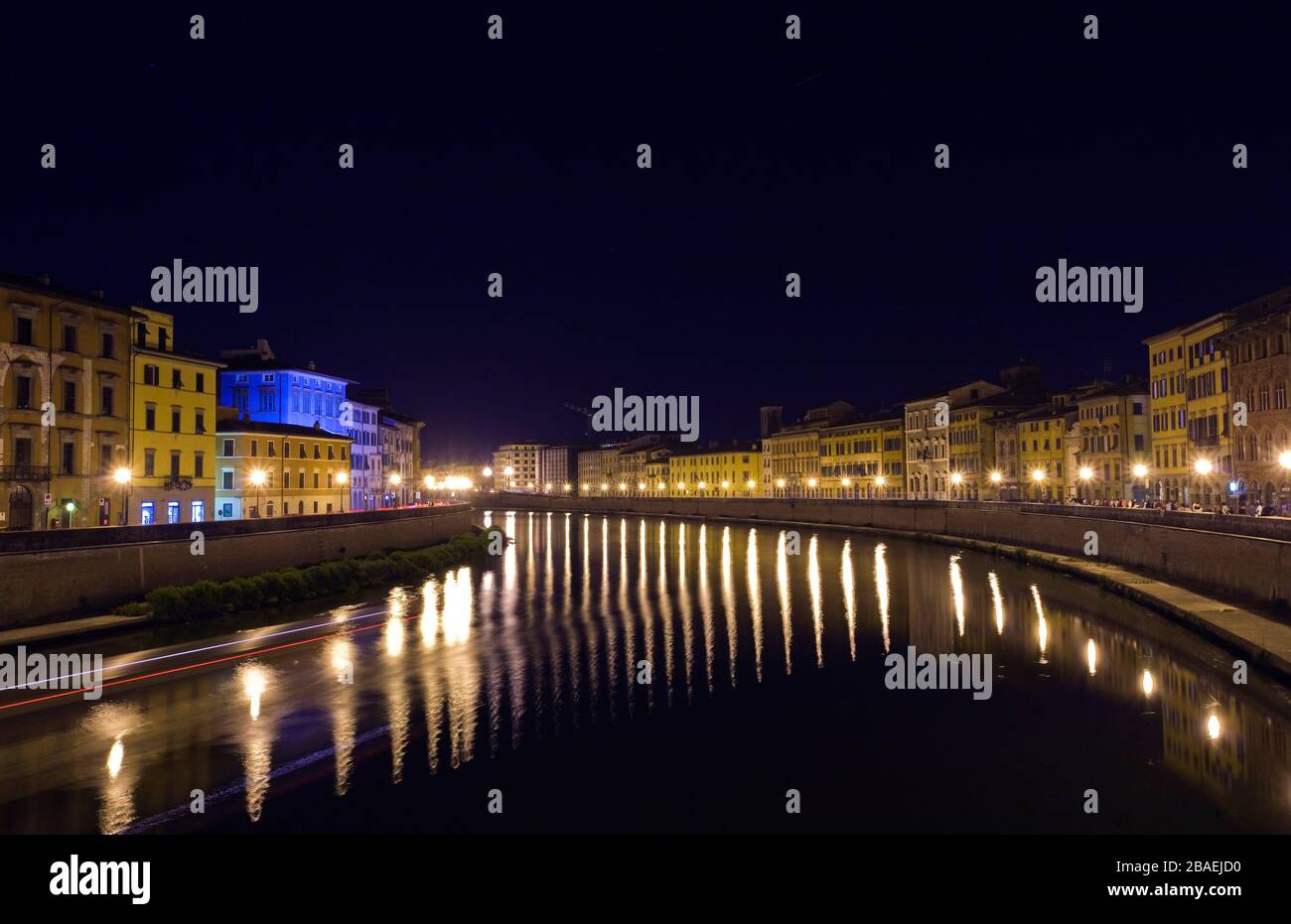 Arno river, Pisa, Tuscany, Italy, Europe Stock Photo