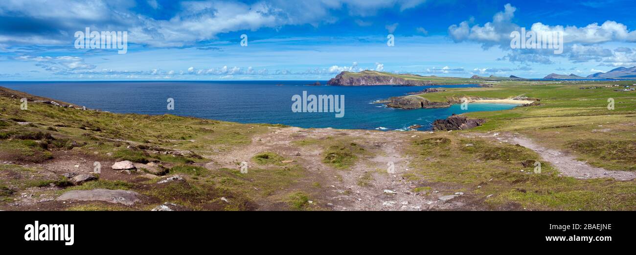 Dingle Peninsula - View from Clogher Head, Ireland Stock Photo