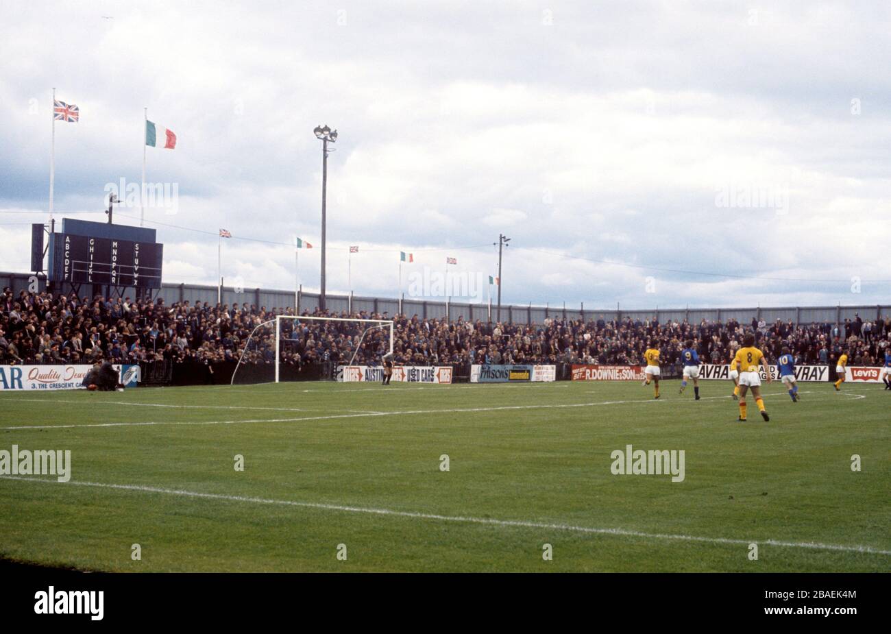 General view of the Anglo-Italian Cup match between Carlisle United and Catanzaro at Brunton Park. Stock Photo