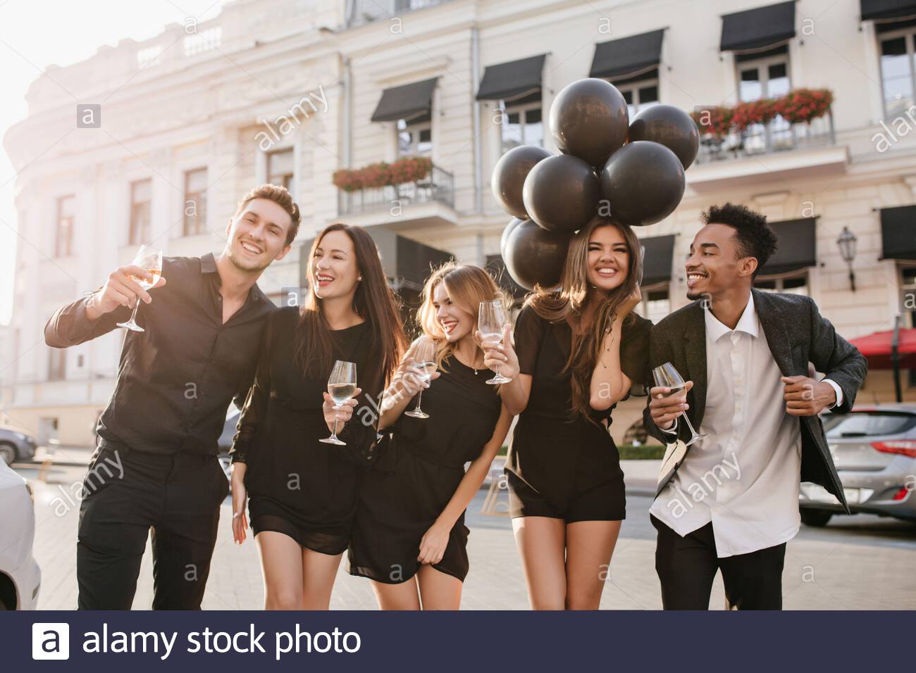 black attire for party