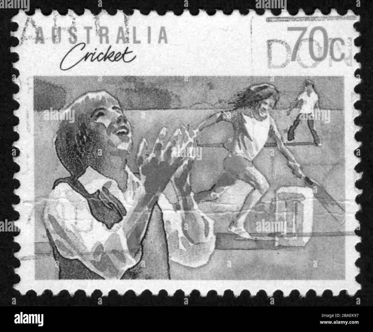 Cricket stamp Black and White Stock Photos & Images Alamy