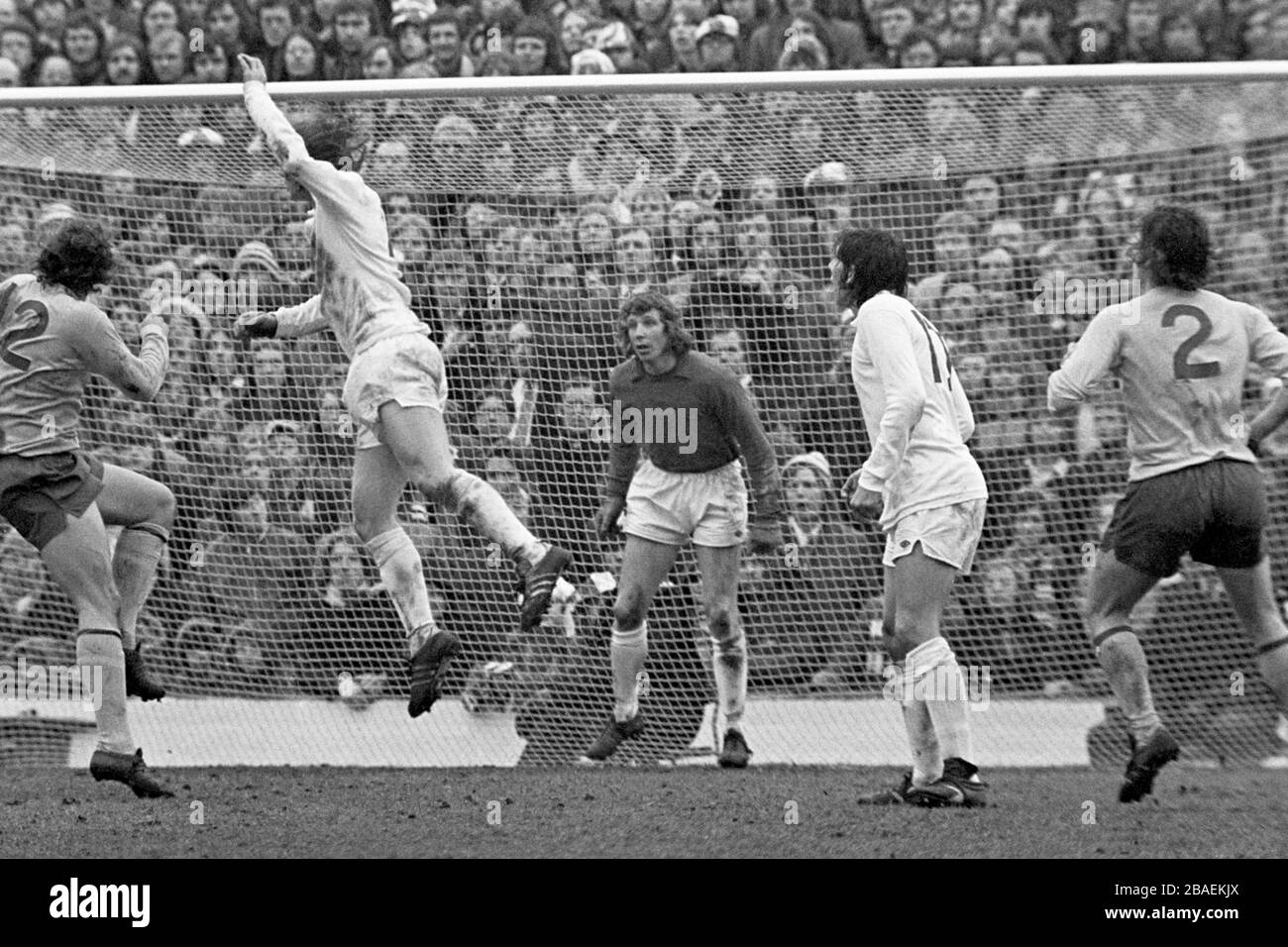Sunderland goalkeeper Jim Montgomery (c). Stock Photo