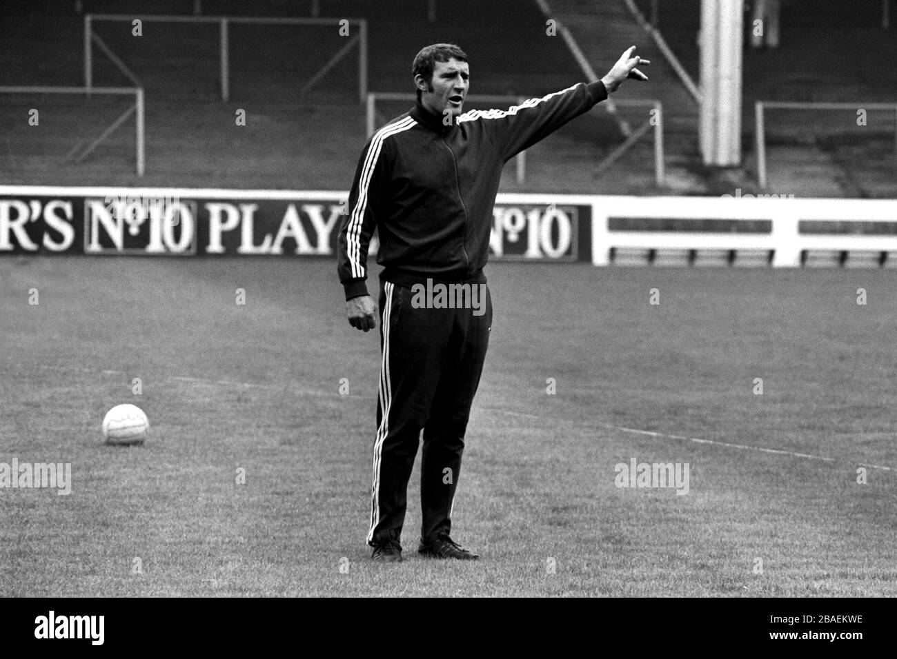 Malcolm Allison, Manchester City coach Stock Photo