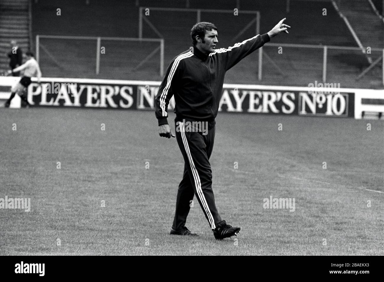 Manchester city coach malcolm allison hires stock photography and