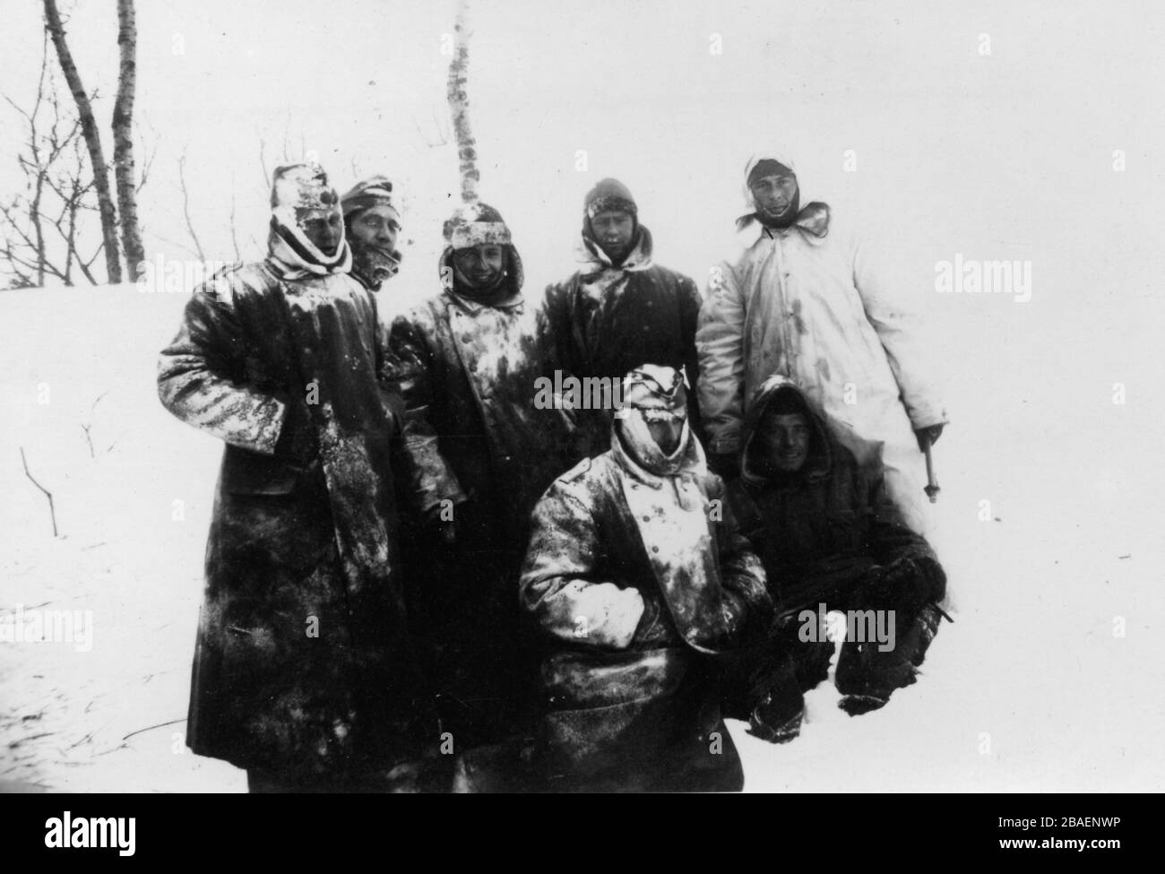 Second World War / WWII Historical photo of german invasion Waffen SS