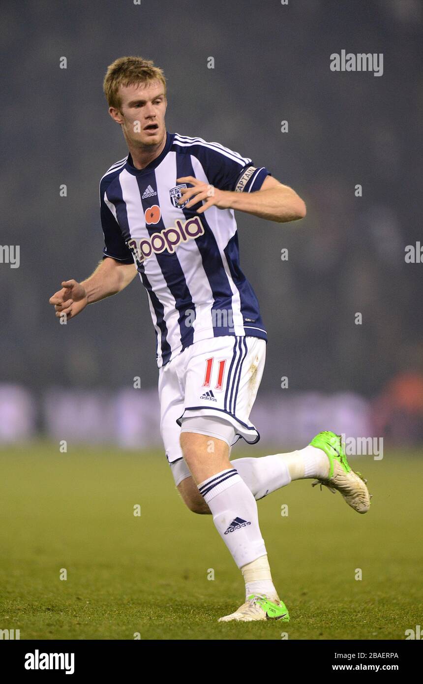 Chris Brunt, West Bromwich Albion Stock Photo Alamy
