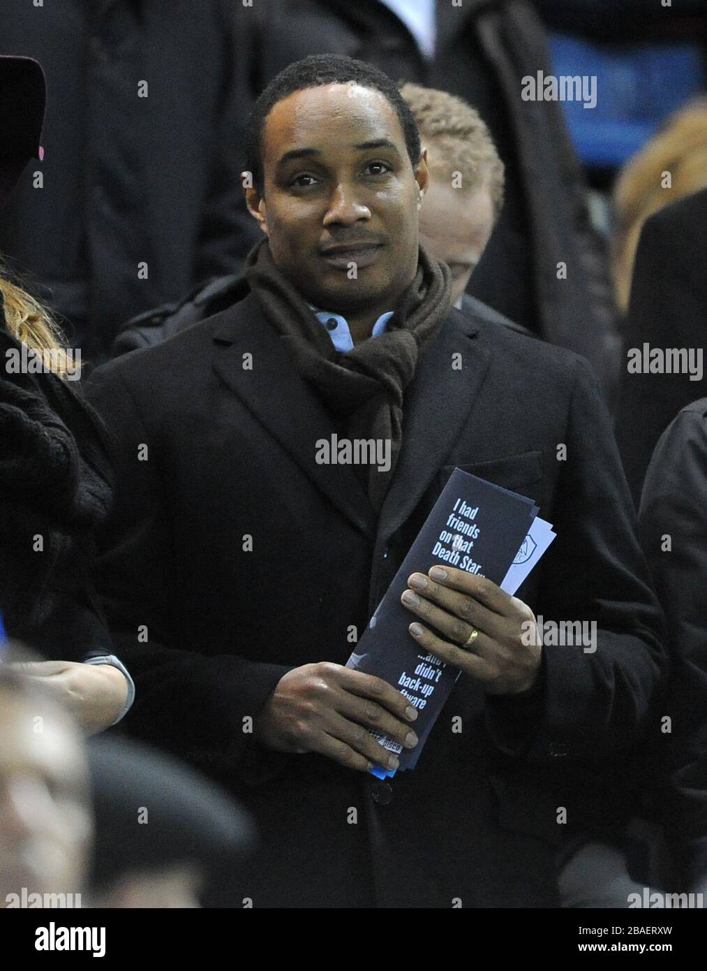 Paul Ince in the stands to watch the game between Sheffield Wednesday