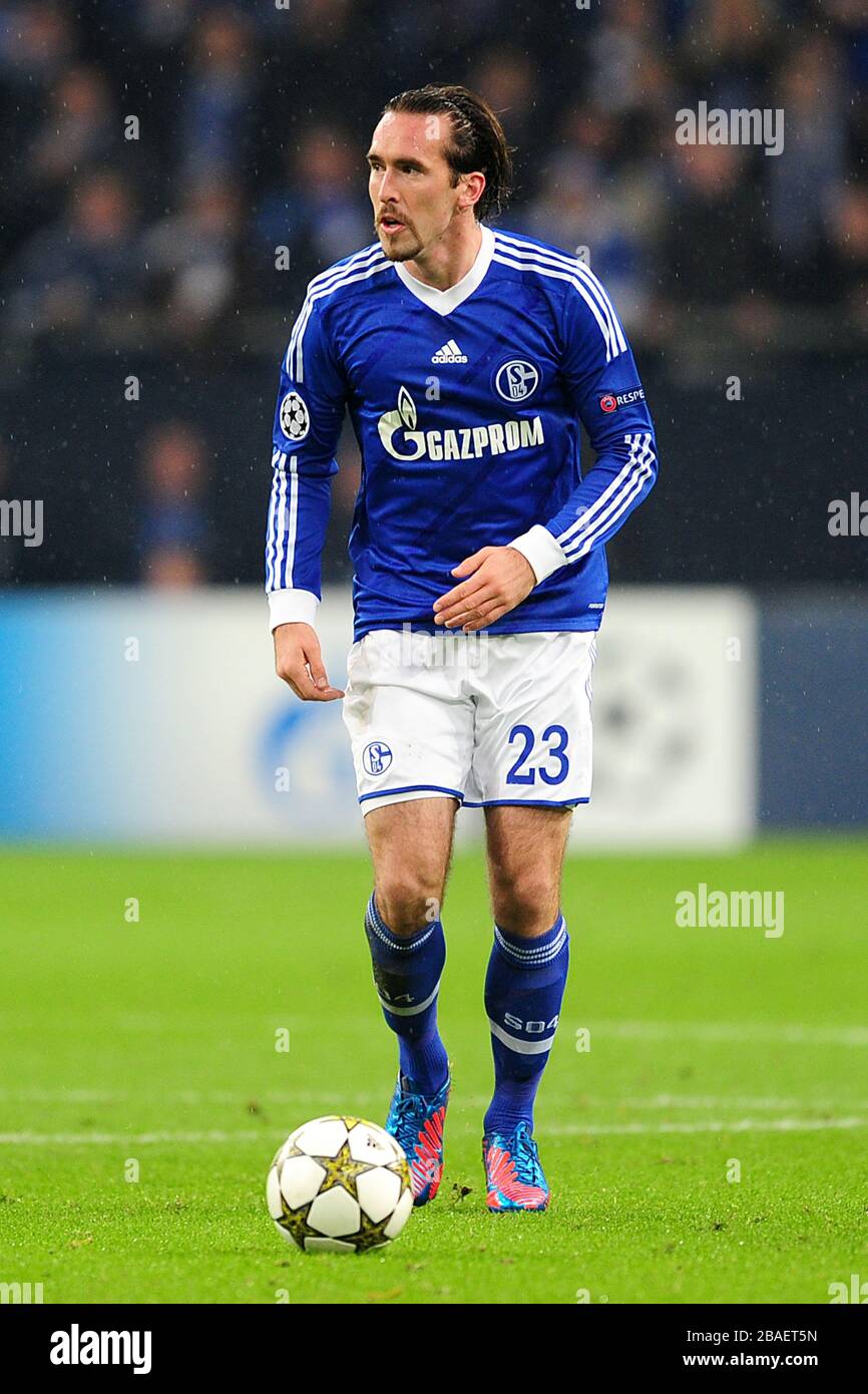 Christian Fuchs, Schalke 04 Stock Photo - Alamy