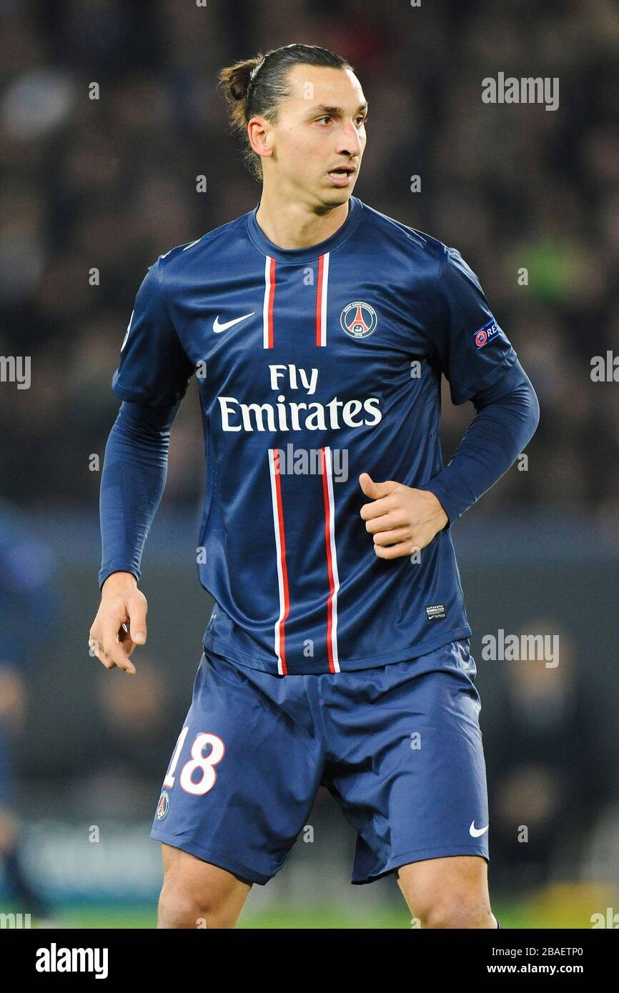 Zlatan Ibrahimovic, Paris Saint-Germain Stock Photo - Alamy