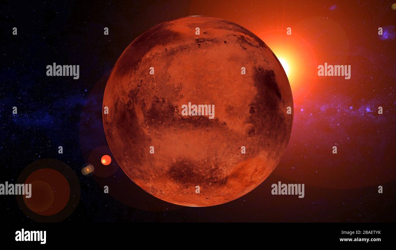 Mars - High resolution best quality solar system planet. This image ...
