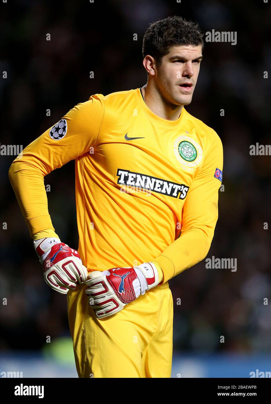 Fraser Forster, Celtic goalkeeper Stock Photo