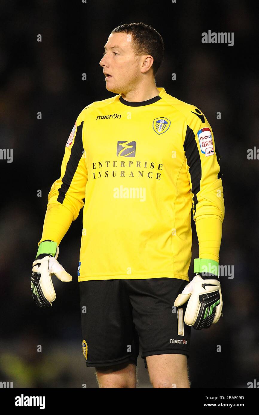 Paddy Kenny, Leeds United goalkeeper Stock Photo - Alamy
