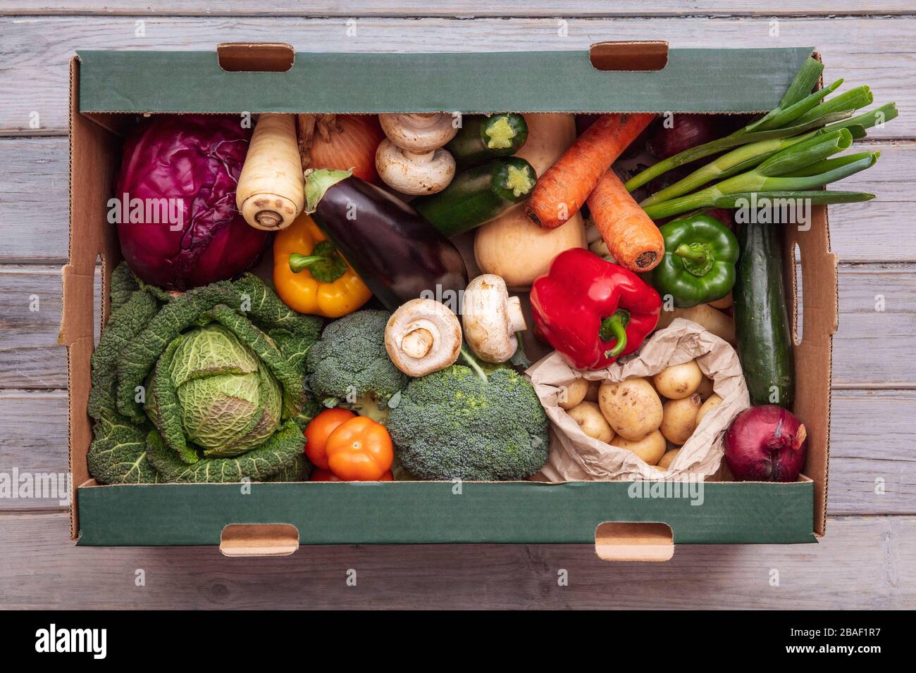 Vegetable box delivery hires stock photography and images Alamy