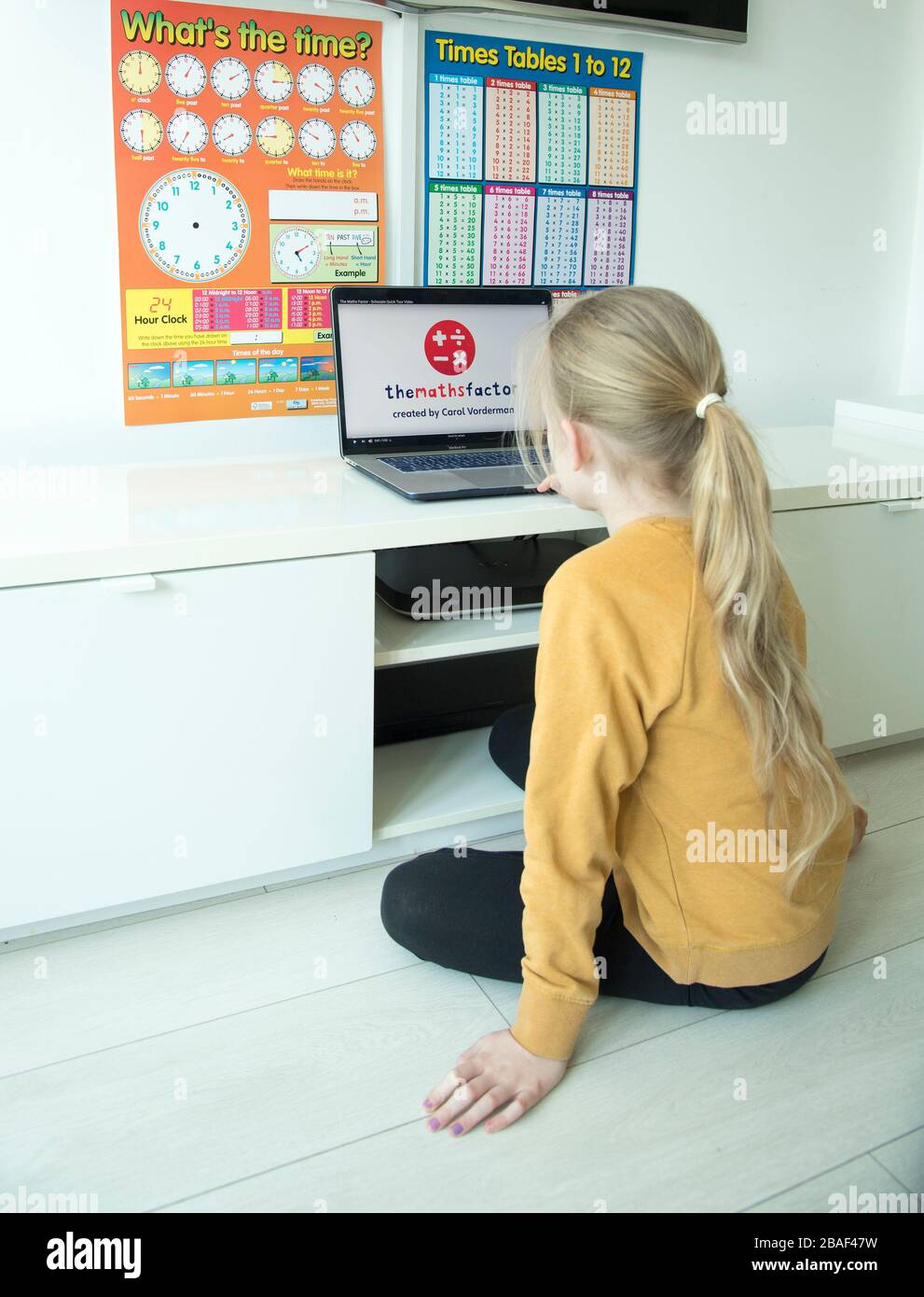 Mia joins in the Maths Factor created by Carol Vorderman for children