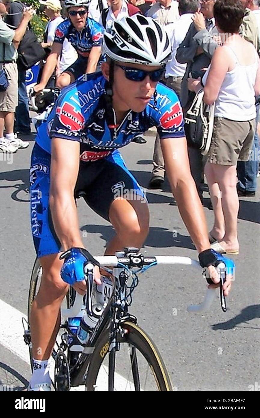 Allan Davis of Liberty Seguros during the Tour de France 2005, Etape 2 cycling race, Challans – Les Essarts (182 Km) on JULY 03, 2005 in Challans , France - Photo Laurent Lairys / DPPI Stock Photo