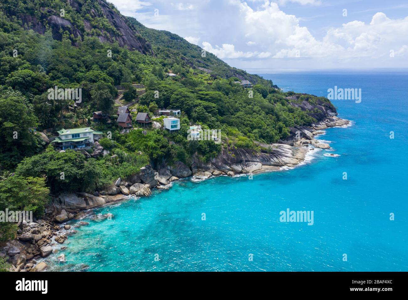 La digue island aerial hi-res stock photography and images - Alamy