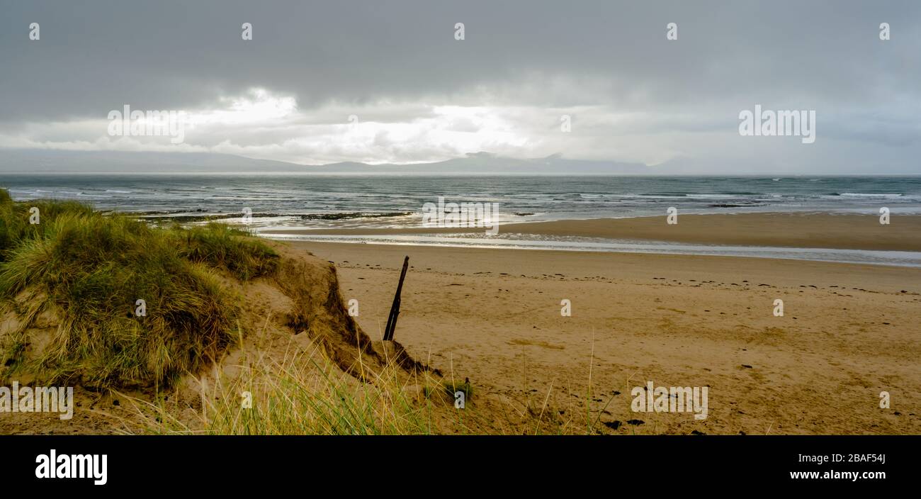 Newborough Beach - Anglesey Stock Photo