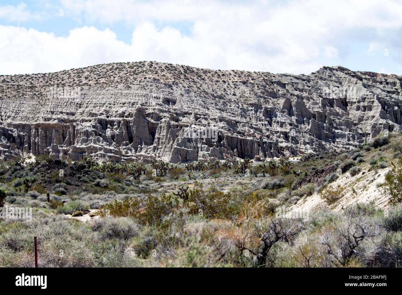 Red Rock Canyon State Park - Western Cliffs Stock Photo
