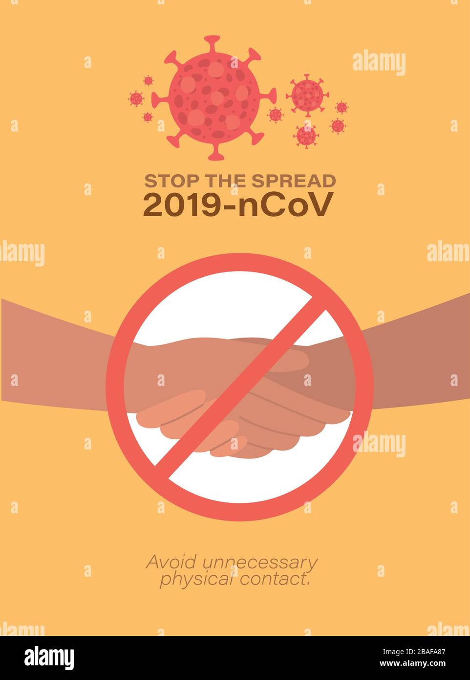 Lungs and stop the spread with 2019 ncov virus text vector design Stock Vector