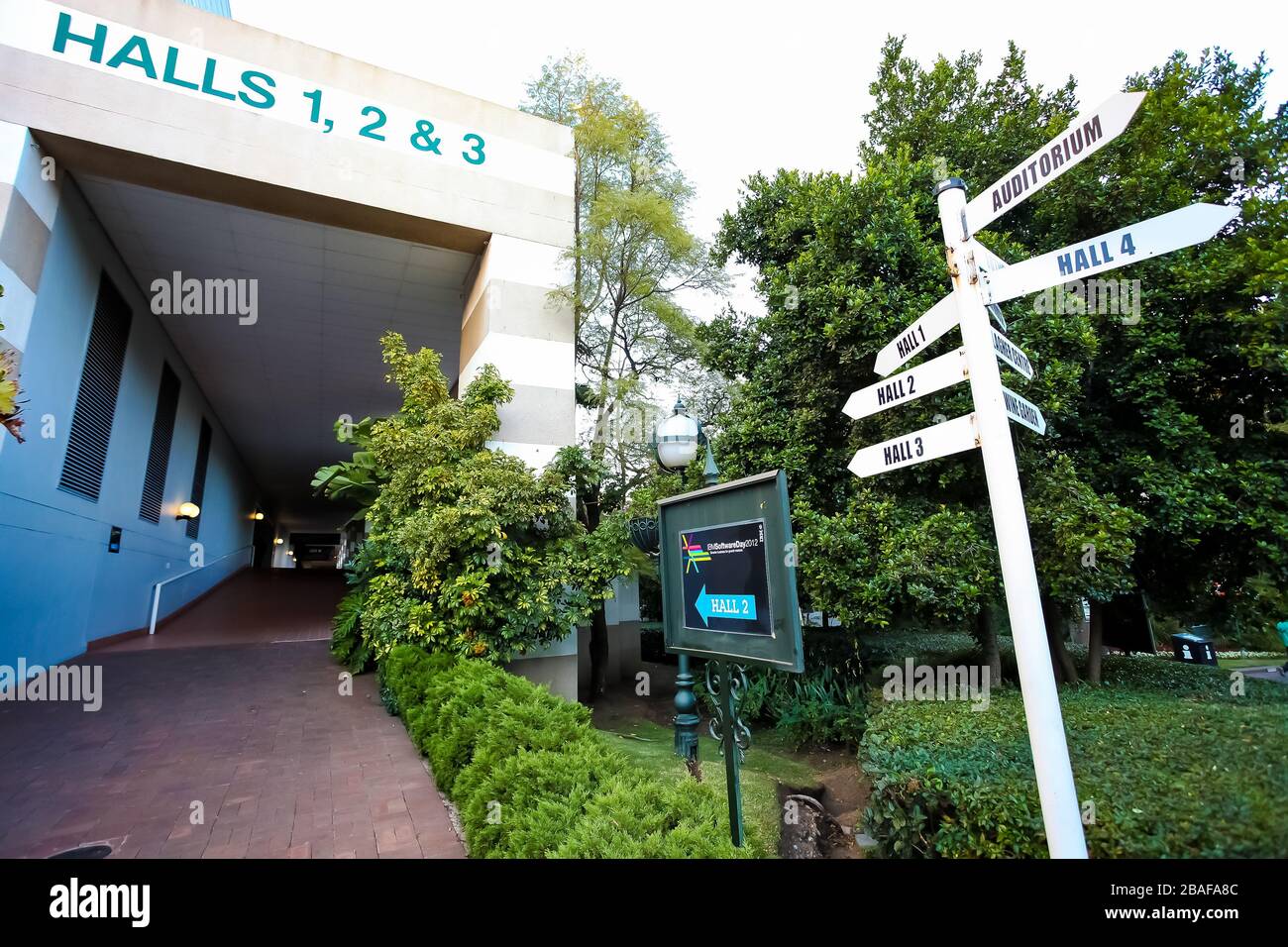 Johannesburg, South Africa May 24, 2012 Signage to Gallagher