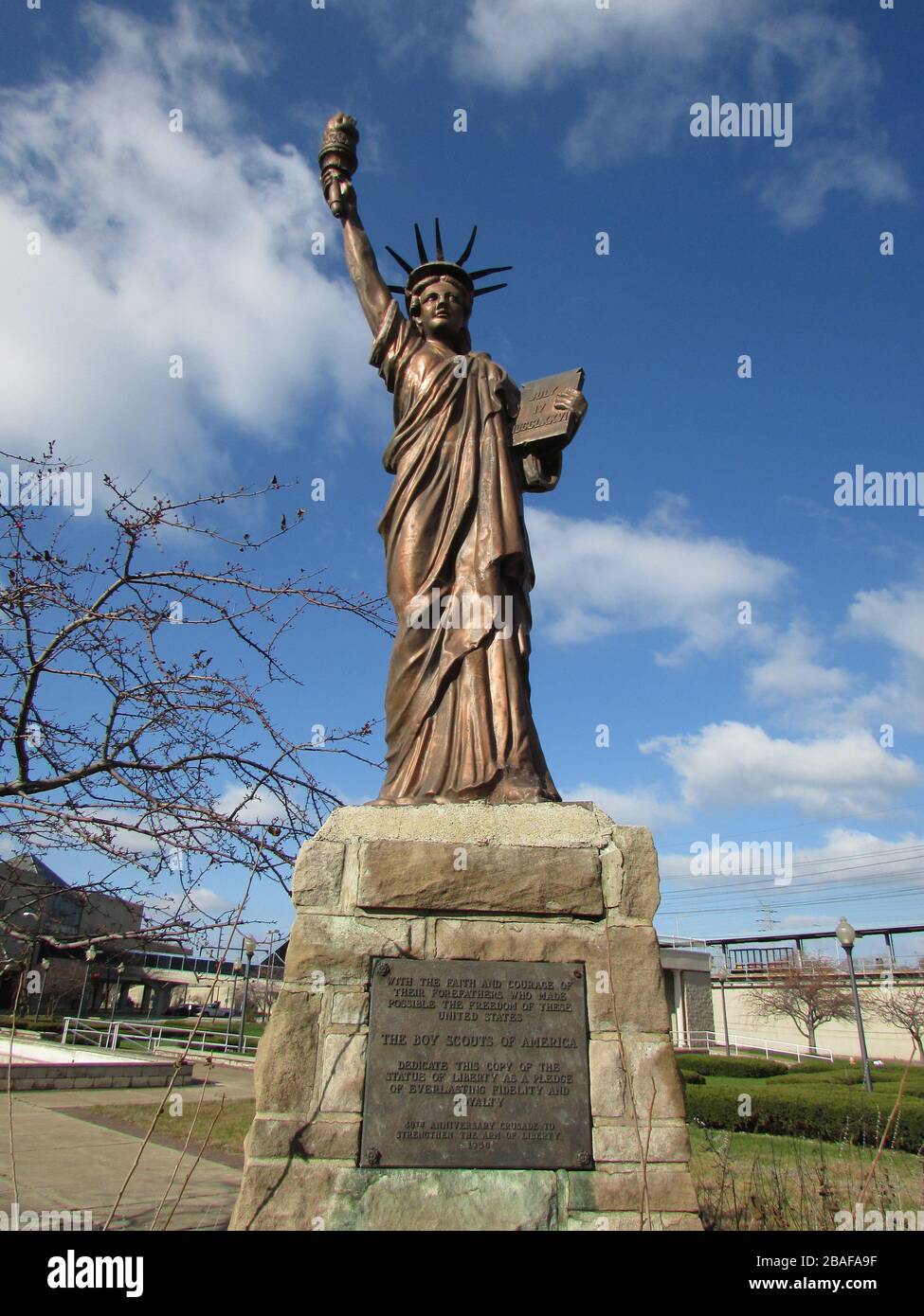 Replica Statue of Liberty from the Boy Scouts of America in Gary