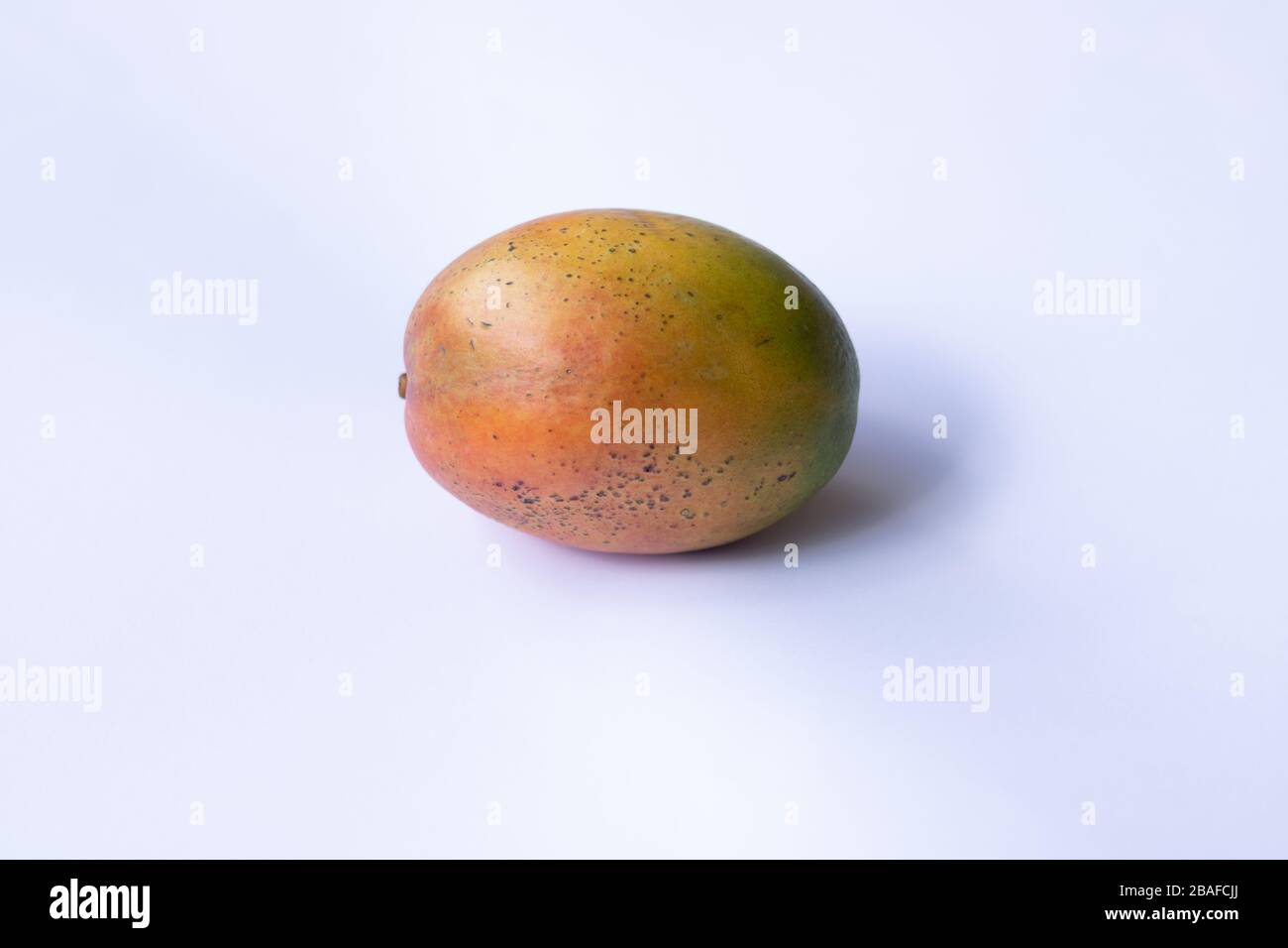 Side view of a very appetizing  mango Stock Photo