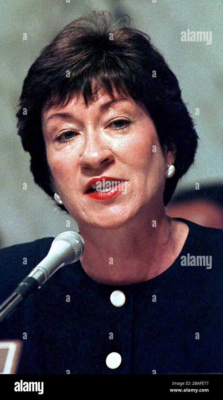 United States Senator Susan Collins Republican Of Maine A Member Of The Us Senate Governmental Affairs