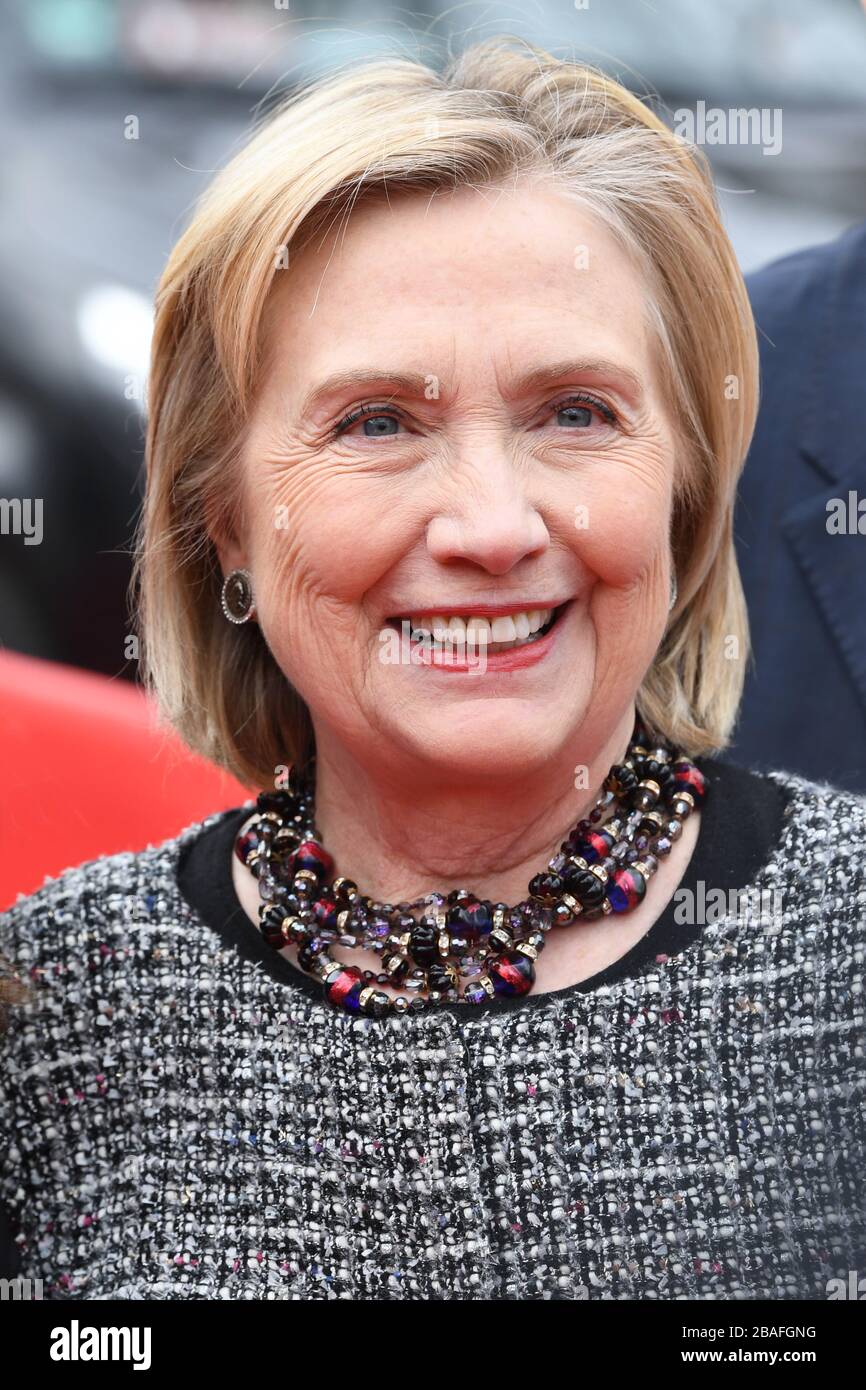 Hillary Rodham Clinton attends the screening of 'Hillary' during the 70th Berlin Film Festival at the Haus Der Berliner Festspiele.  © Paul Treadway Stock Photo