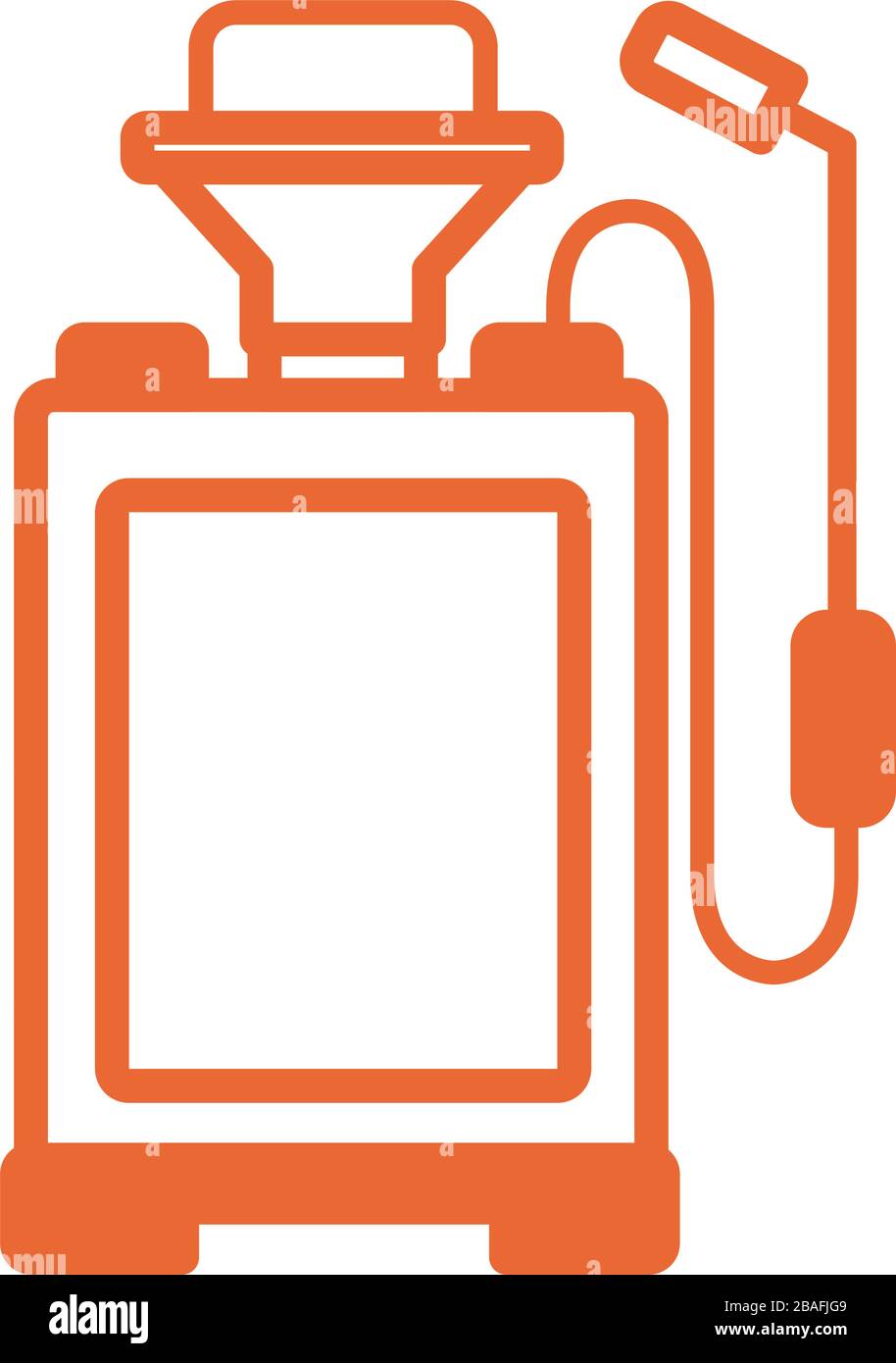 sprayer back line style icon Stock Vector Image & Art - Alamy