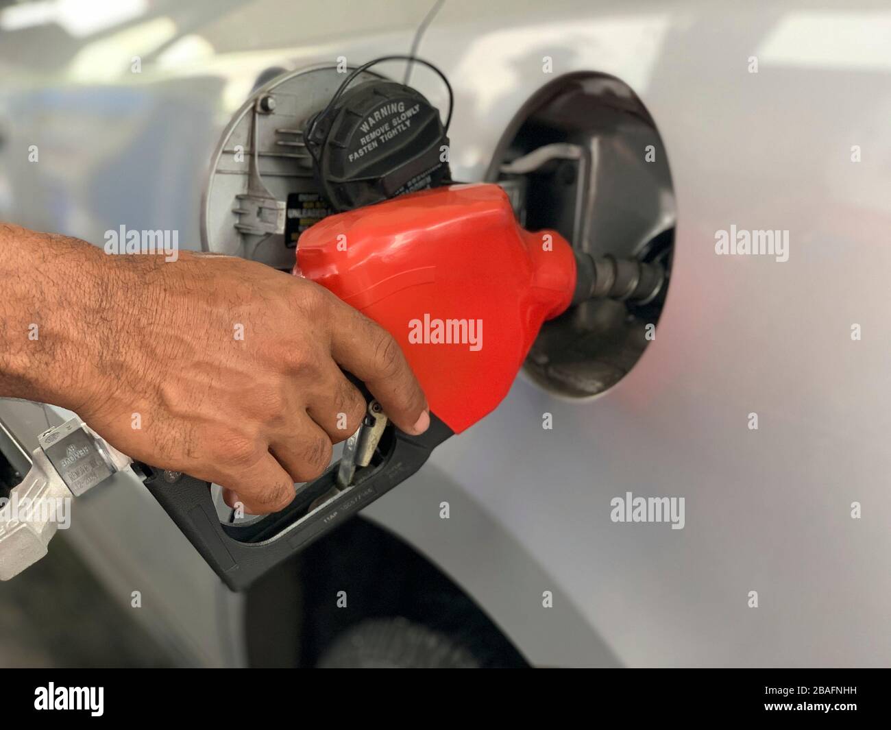 Hand fuel pump hi-res stock photography and images - Alamy