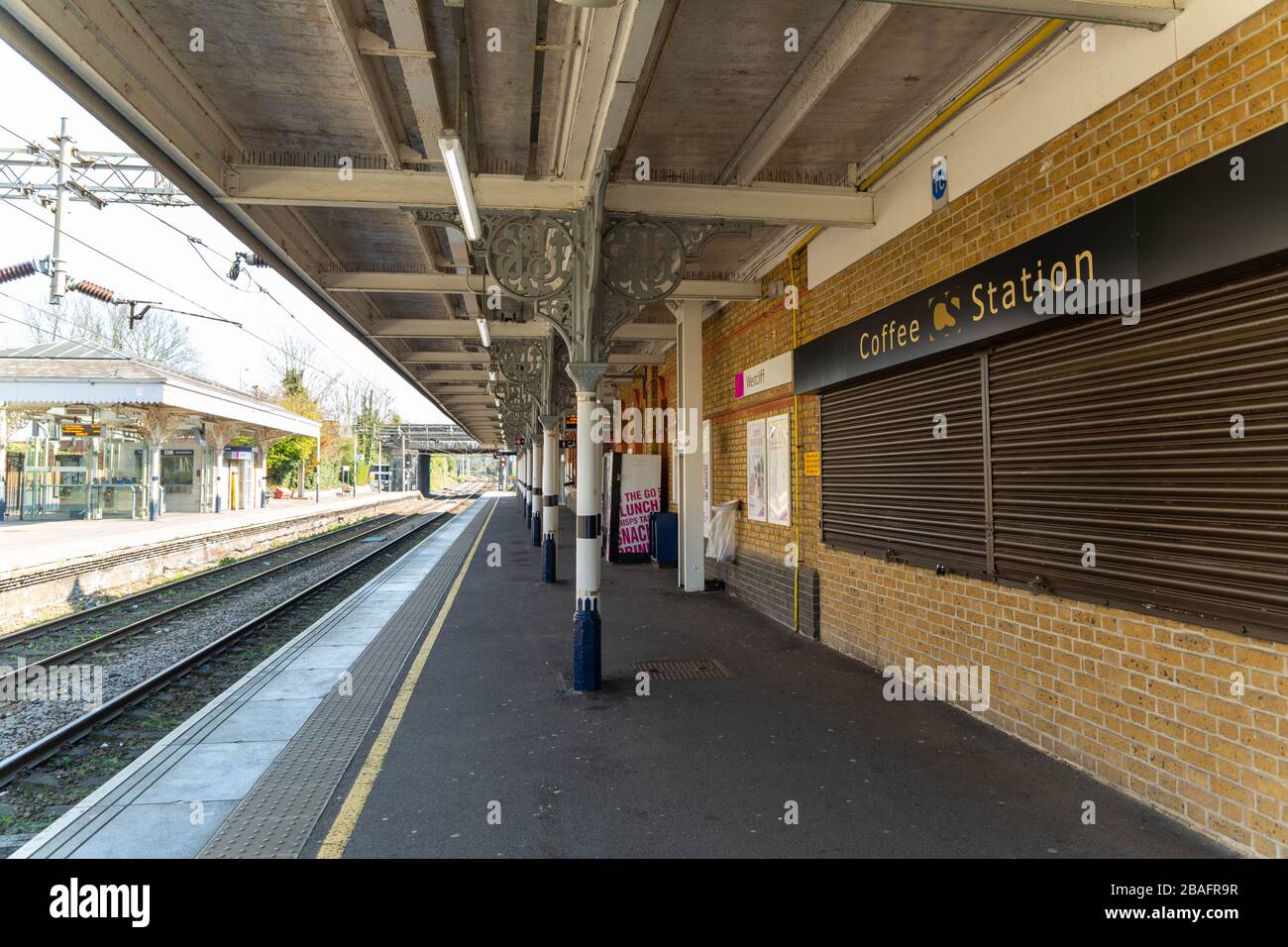 Westcliff on Sea UK 27th Mar 2020 Despite A Regular Train Service