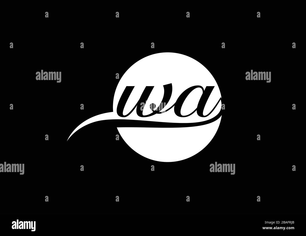 W A WA Initial Letter Logo Design Vector Template Graphic Alphabet W A WA Initial Letter Logo Design Vector Template Graphic Alphabet
