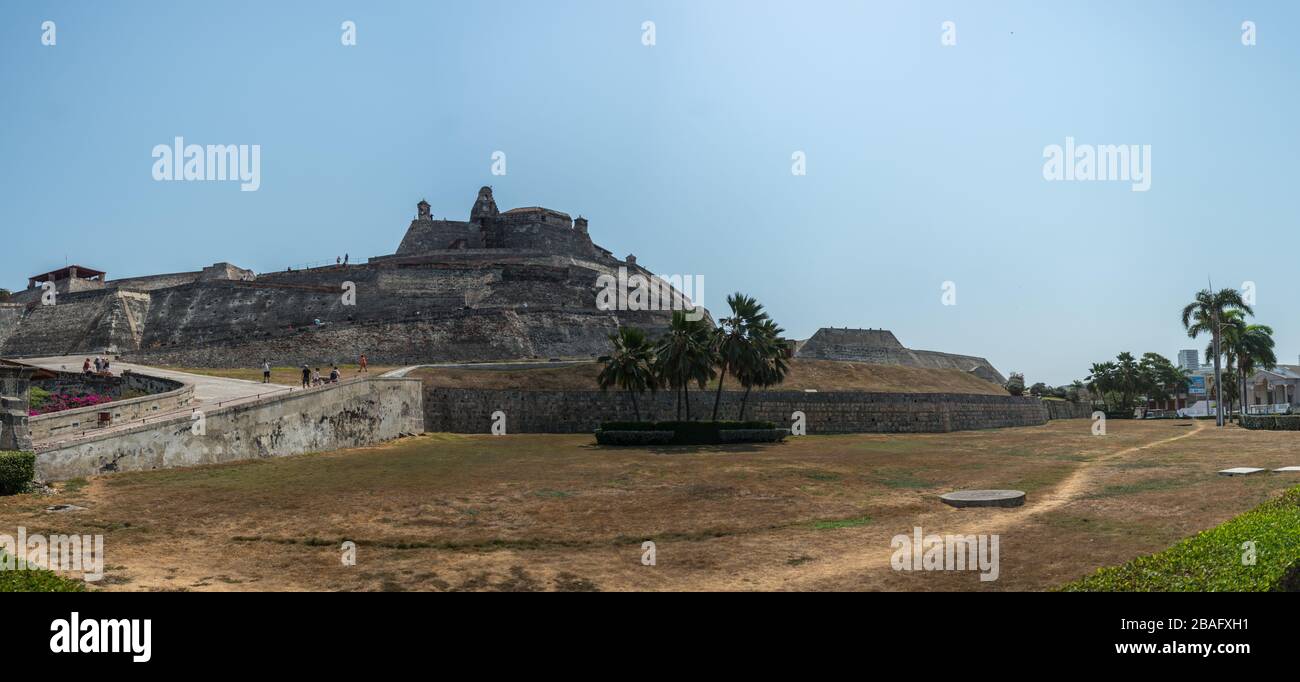 Military Castle of Colonial times Stock Photo