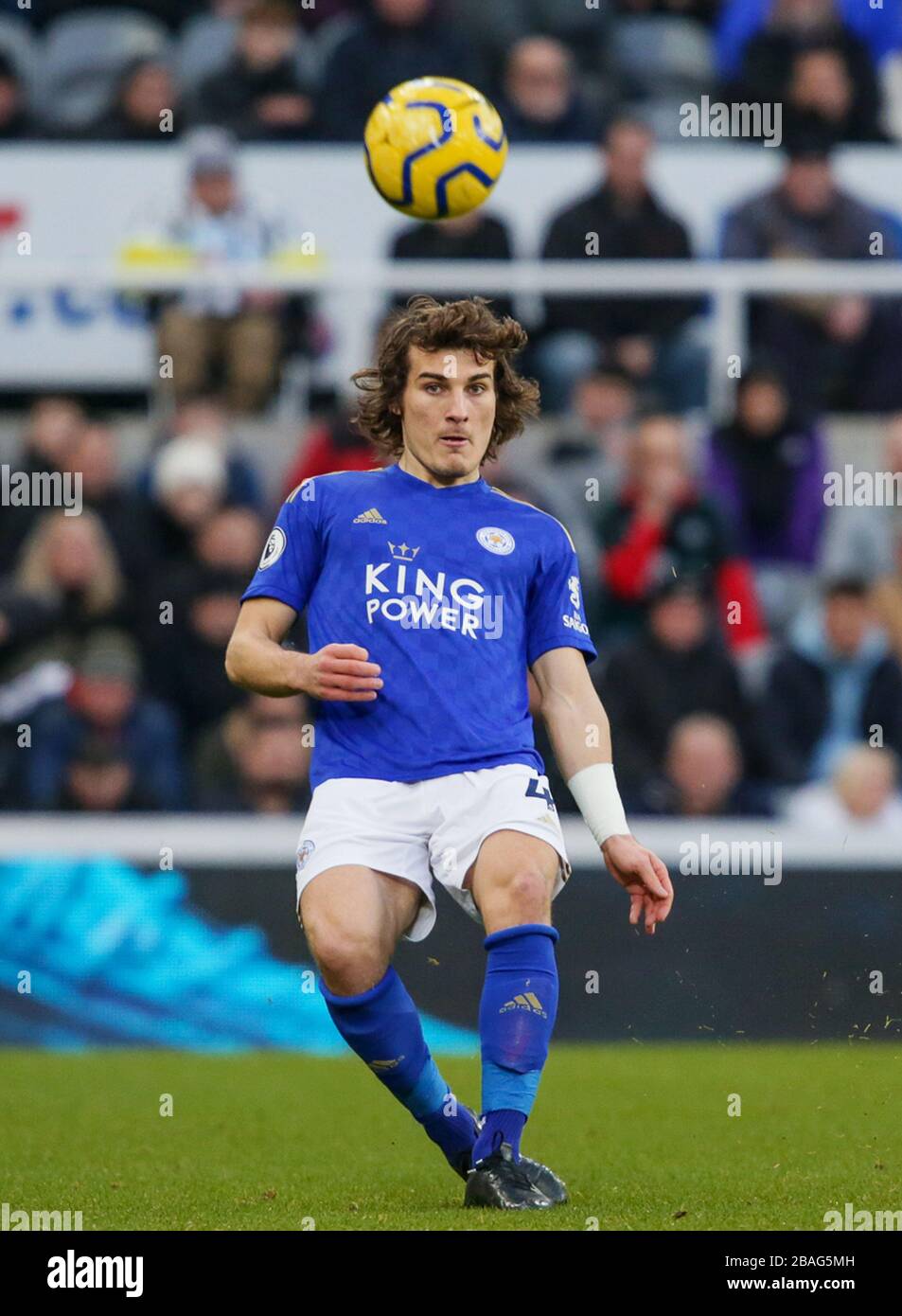 Caglar Soyuncu of Leicester City - Newcastle United v Leicester City, Premier League, St James' Park, Newcastle upon Tyne, UK - 1st January 2020  Editorial Use Only - DataCo restrictions apply Stock Photo