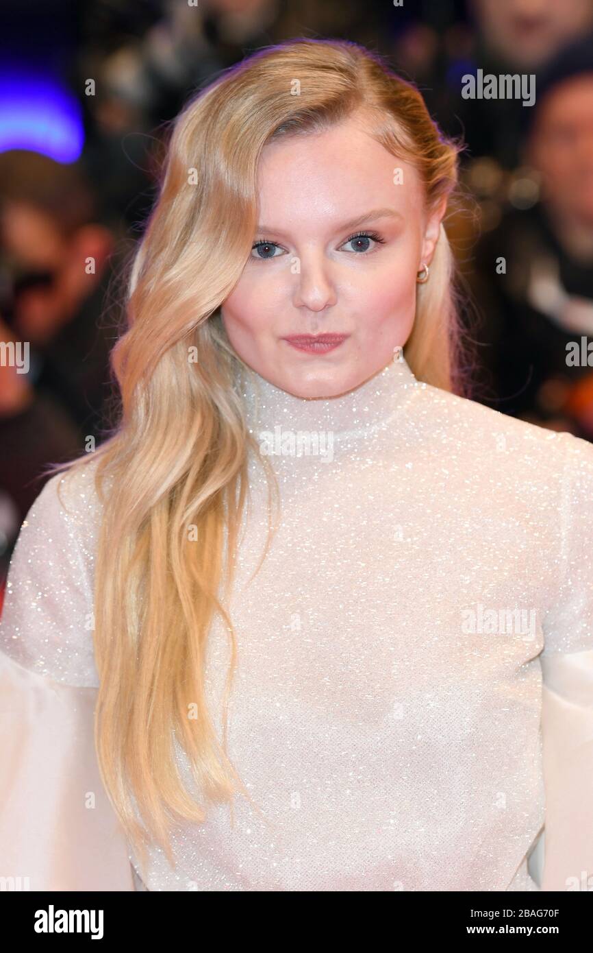 Maria Dragus attends the 70th Berlin Film Festival Opening Ceremony and My Salinger Year Screening in Berlin, Germany. 20.02.20 © Paul Treadway Stock Photo