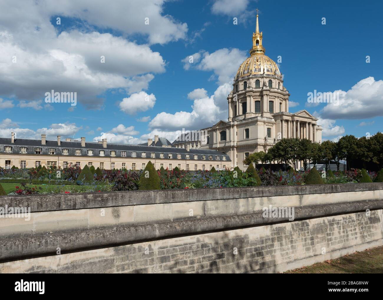 PARIS, FRANCE - September 23, 2019: Church of Les Invalides Stock Photo