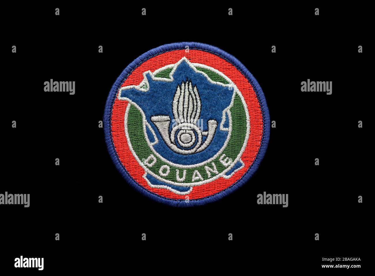 Official badge of the French Customs, worn by customs officers of the