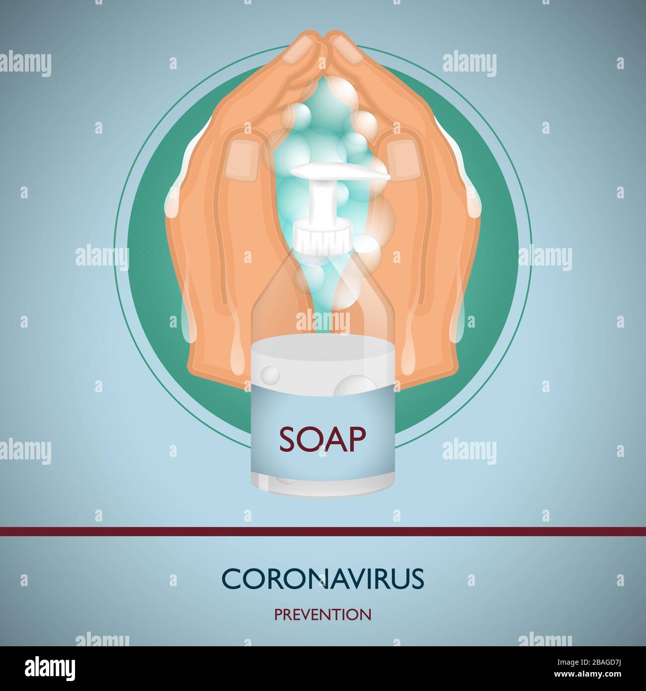 Coronavirus prevention poster Stock Vector Image & Art - Alamy