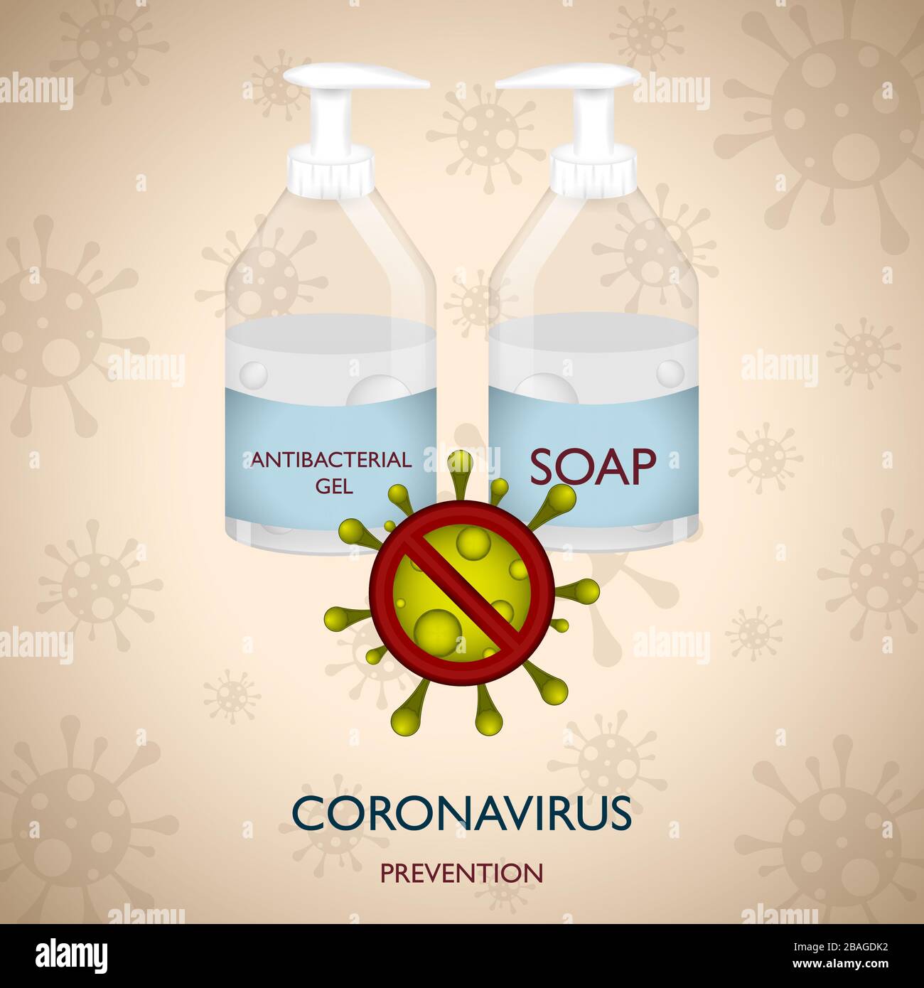 Coronavirus prevention poster Stock Vector Image & Art - Alamy