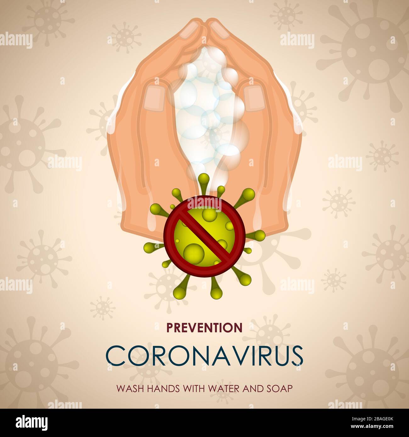 Coronavirus prevention poster Stock Vector Image & Art - Alamy