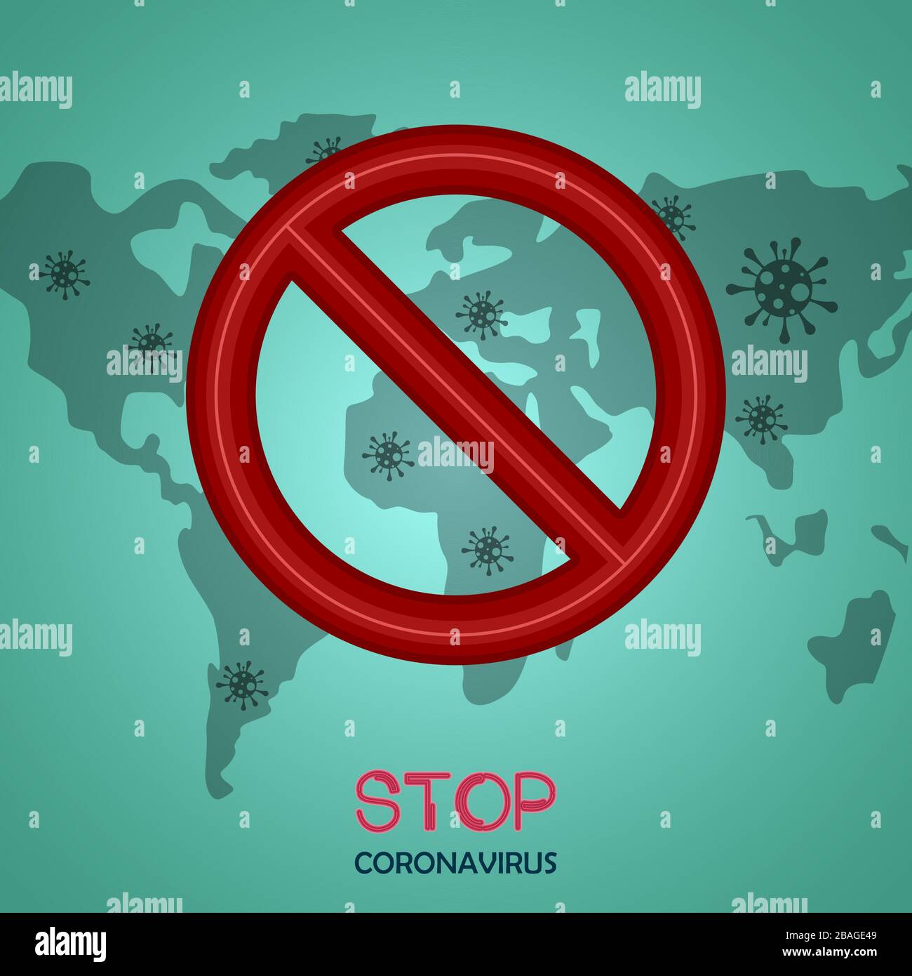 Stop coronavirus poster Stock Vector Image & Art - Alamy